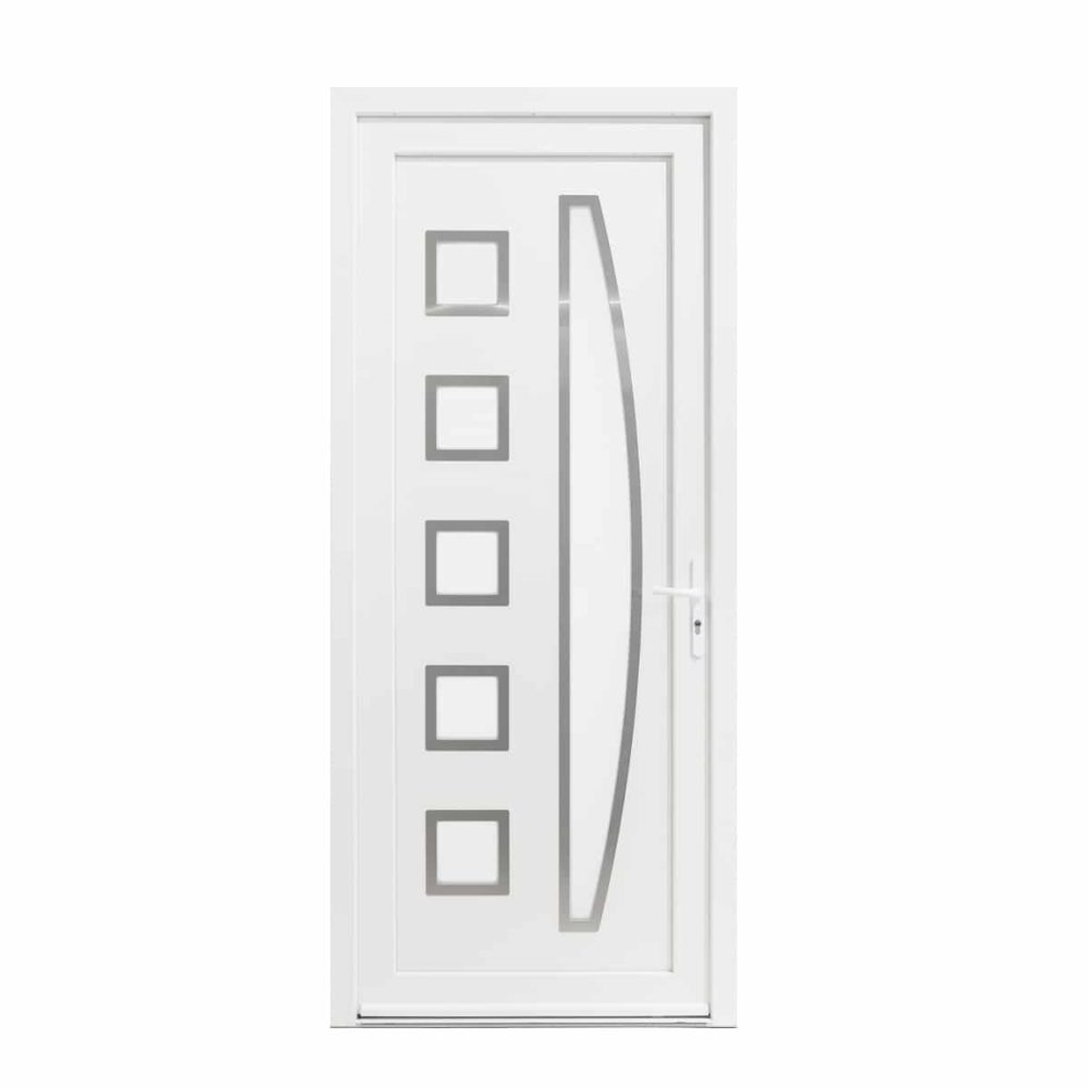 Porte D Entr E Pvc Avec Vitrage Feuillet Personnalisable