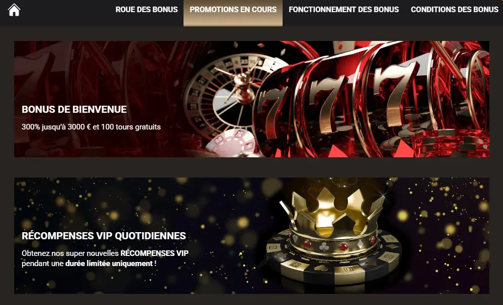 Bonus et promotions pour les joueurs Megawin Bonus et promotions pour les joueurs